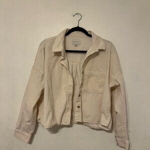 American Eagle Women's Cream Jacket